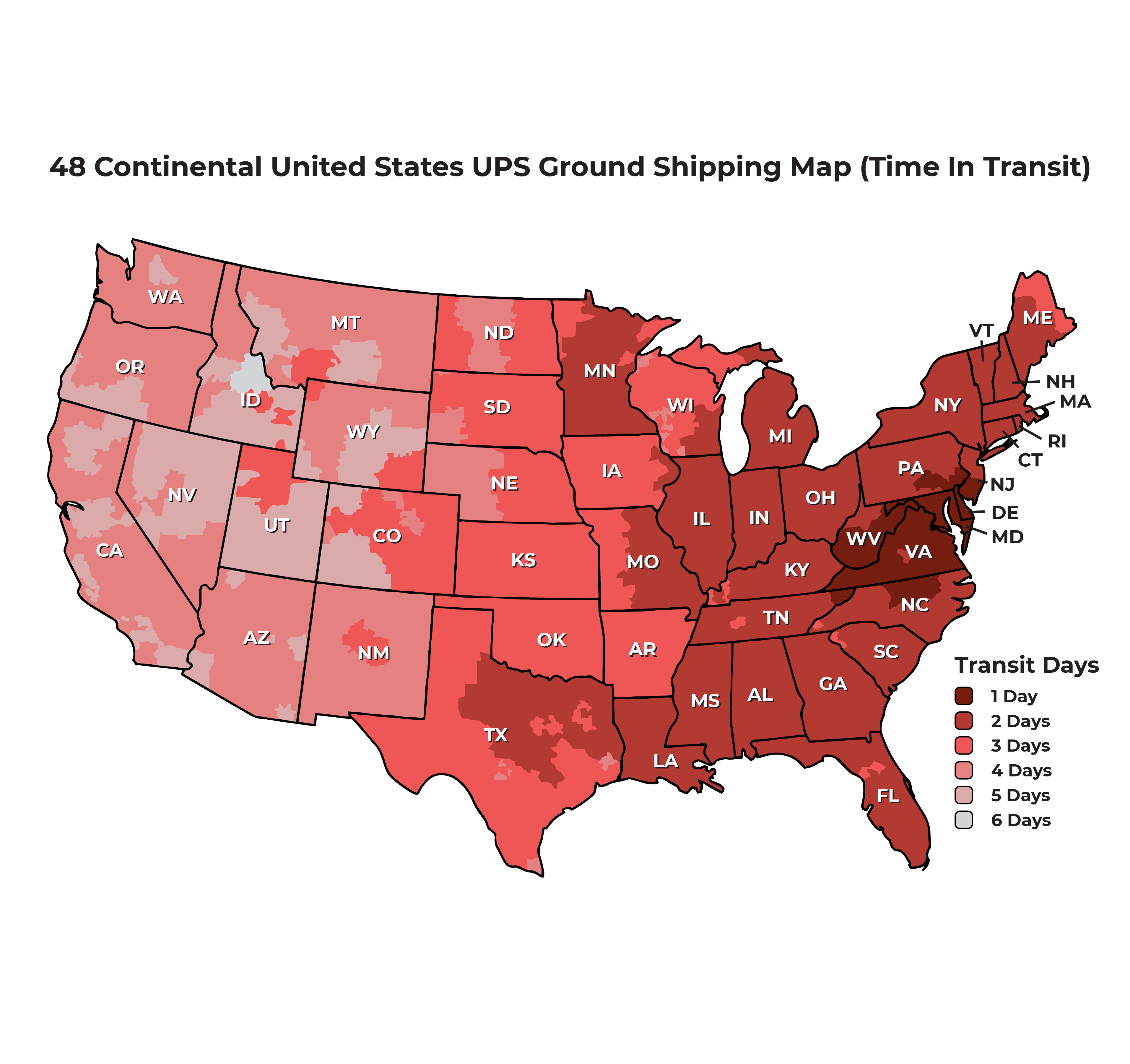 FM Expressions Shipping Map